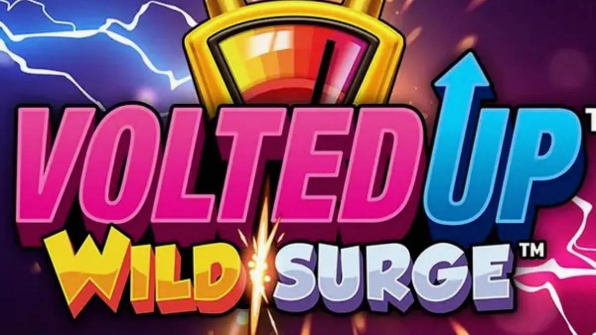 Tampilan visual neon dan futuristik dari slot VoltedUP WildSurge